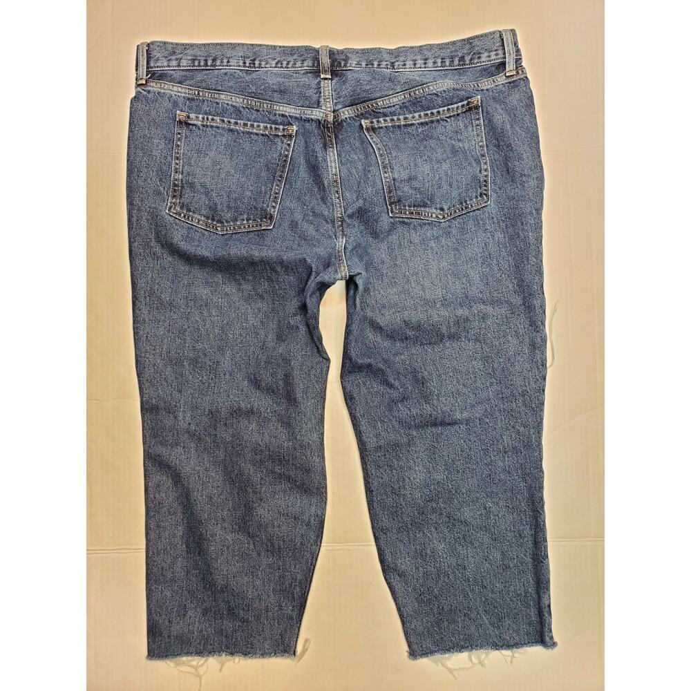 Old Navy High Rise Slouchy Straight Distressed Button Fly Jeans Plus Size 22 - Picture 8 of 8